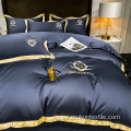 Hot selling cotton comforter luxury brand bedding set